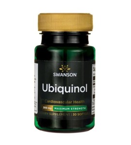 Swanson Ubiquinol  (ubichinol) 200mg - (30 kap)