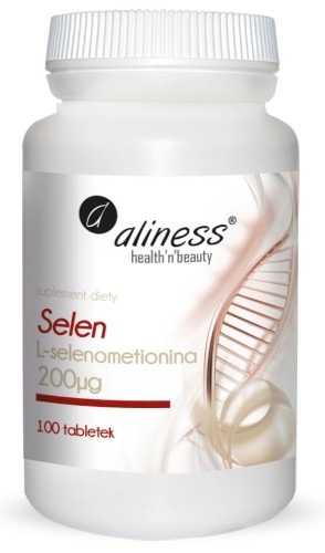  Aliness Selen Select L-selenometionina 200mg (100 tab)