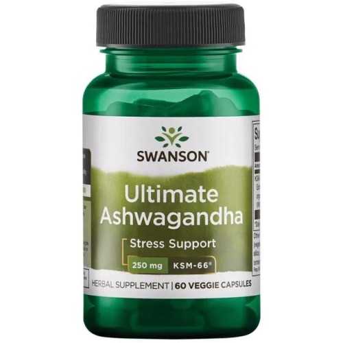 Swanson Ashwagandha KSM-66 250mg (60 kap)
