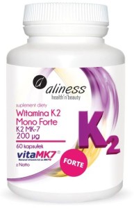 Aliness Witamina K2 MonoFORTE MK-7 200mg z Natto (60 kap)