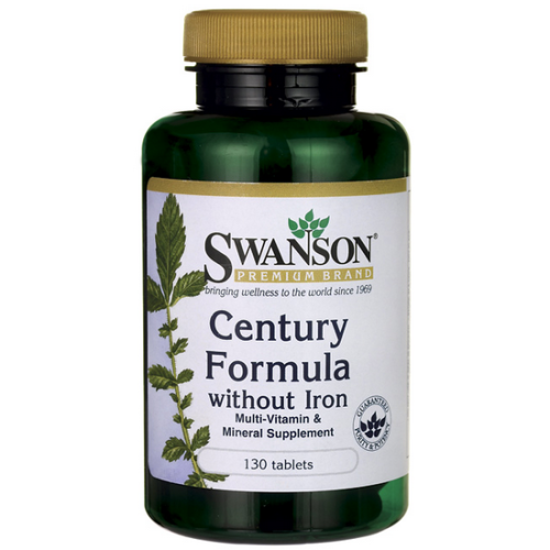 Swanson Century Formula bez żelaza - (130 tab)