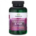 Swanson Glukozamina Chondroityna & MSM 500/400/200mg - (120 tab)