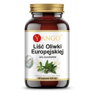 YANGO Liść Oliwki Europejskiej - 40% Oleuropein ( 60 kap)