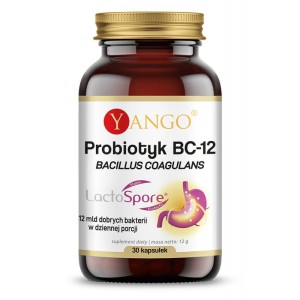 YANGO Probiotyk BC-12 Bacillus coagulans ( 30 kap)