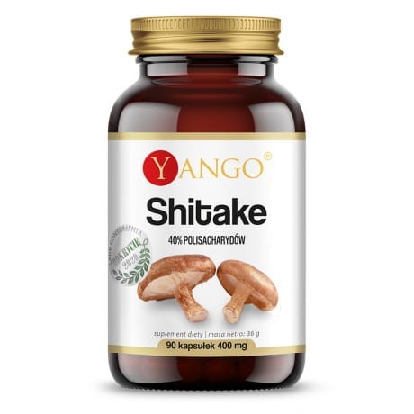 YANGO Shitake - ekstrakt 10% polisacharydów  (90 kap)