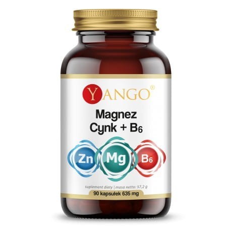 YANGO Magnez + Cynk + B6 (90 kap)