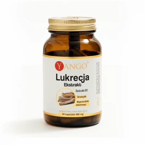 YANGO Lukrecja - ekstrakt 10:1 (60 kap)