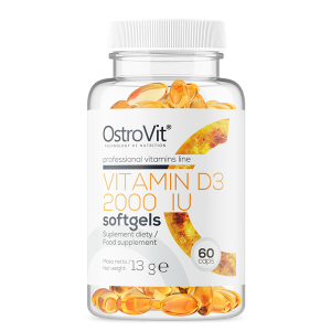 OstroVit Witamina D3 2000 IU (60 kap)