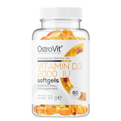 OstroVit Witamina D3 2000 IU (60 kap)