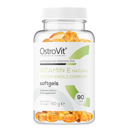 OstroVit Witamina E Naturalny Kompleks Tokoferoli (90 kap)