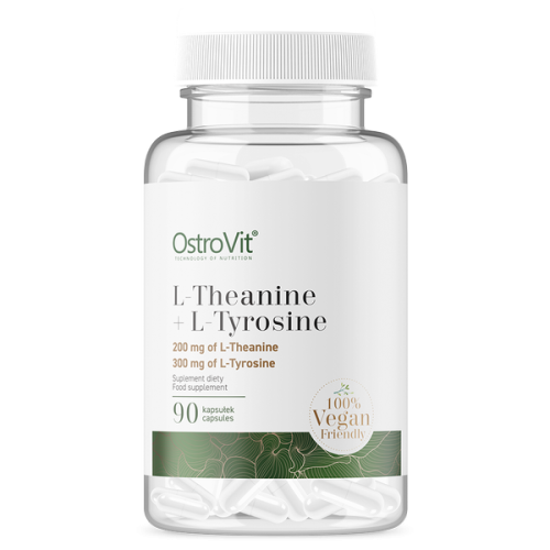 OstroVit L-Teanina + L-Tyrozyna VEGE (90 kap)
