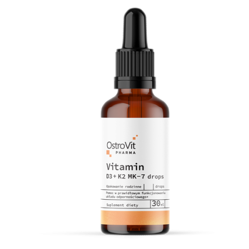 OstroVit Pharma D3 + K2 MK-7 w kroplach (30 ml)