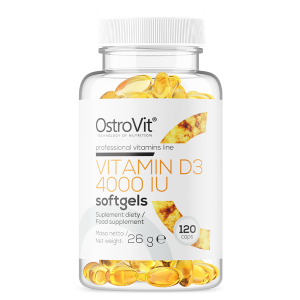 OstroVit Witamina D3 4000 IU (120 softgels)