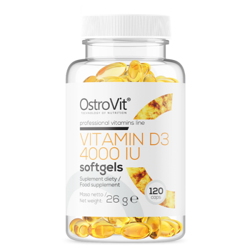 OstroVit Witamina D3 4000 IU (120 softgels)