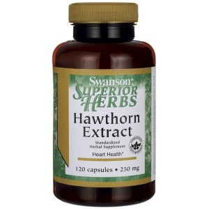 Swanson Głóg extract (Hawthorn Berry) 250mg - (120 kap)