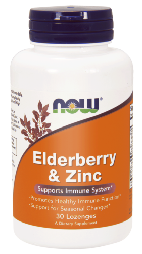 NOW Foods Elderberry – Bez czarny i cynk (30 kap żelowe)