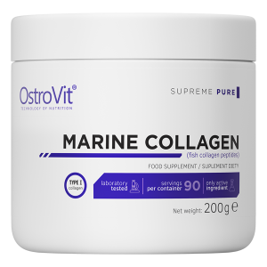 OstroVit Kolagen Morski w proszku 200 g naturalny
