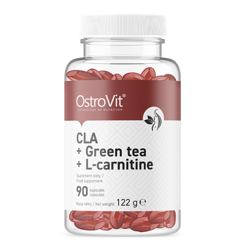OstroVit CLA + Zielona Herbata + L-Karnityna (90 kap)
