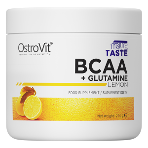 OstroVit BCAA + Glutamina 200 g cytrynowy