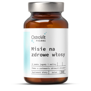 OstroVit Pharma Misie Na Zdrowe Włosy jagodowo-malinowy (30 żelek)