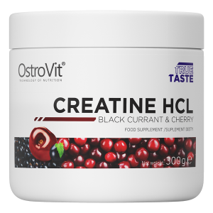 OstroVit Kreatyna HCL czarna porzeczka z wiśnią (300g)