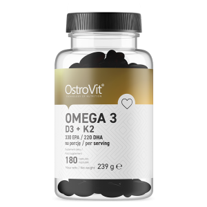 OstroVit Omega 3 D3+K2 (180 kap)