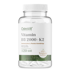 OstroVit Witamina D3 2000 + K2 (120 kap)