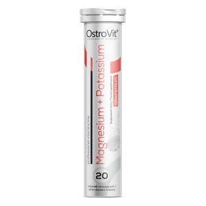 OstroVit Magnez + Potas 20 tabletek musujących smak grejpfrutowy