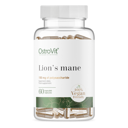 OstroVit Soplówka Jeżowata VEGE (60 kap) Lion's Mane