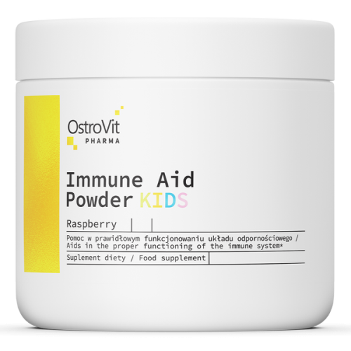 OstroVit Pharma Immune Aid KIDS w proszku 100 g malinowy