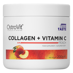 OstroVit Kolagen + Witamina C 200 g brzoskwiniowy