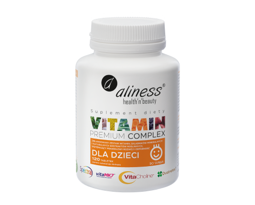 Aliness Premium  Witamina Vitamin Complex dla dzieci do ssania (120 tab)