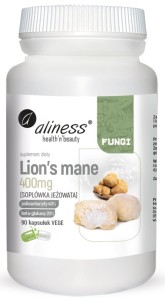 Aliness Lion’s Mane ekstrakt  400mg (90 kap)