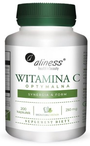 Aliness Witamina C optymalna 250mg (200kap)