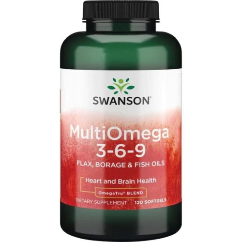 Swanson Multi Omega 3-6-9 - (120 kap)