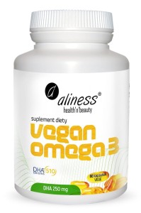 Aliness Vegan Omega 3 DHA 250 mg (60kap)