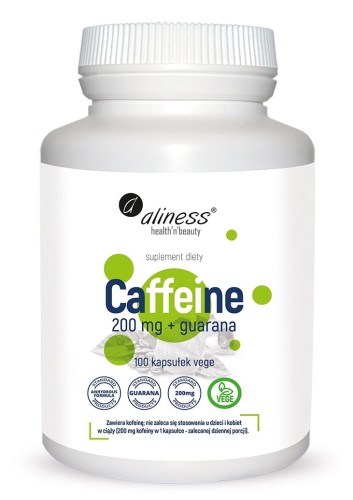 Aliness Caffeine 200 mg + guarana  (100kap)