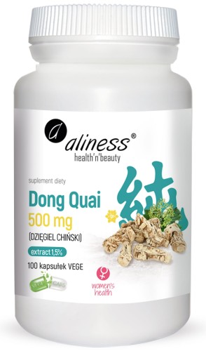 Aliness Dong Quai (DZIĘGIEL CHIŃSKI) 500mg (100kap)