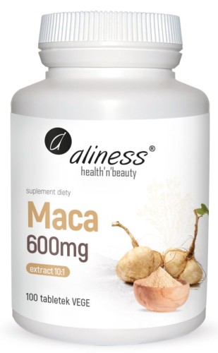 Aliness Maca ekstrakt 10:1 600mg (100tab)