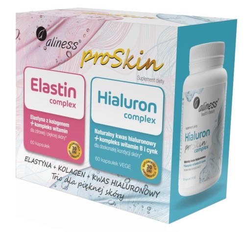 Aliness Zestaw  ProSkin (Elastin Complex + Hialuron Complex) 2 x 60 kap