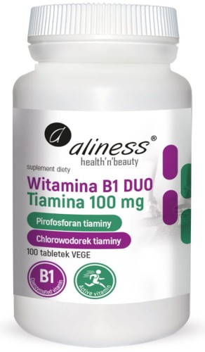 Aliness Witamina B1 (Tiamina) DUO 100 mg (100 tab)