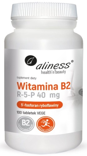 Aliness Witamina B2 R-5-P (ryboflawina) 40 mg (100 tab)