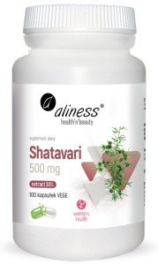 Aliness Shatavari ekstrakt 30% 500mg (100kap)
