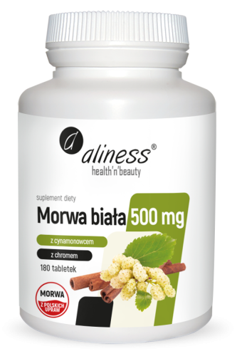 Aliness Morwa Biała  500 mg (180 tab)