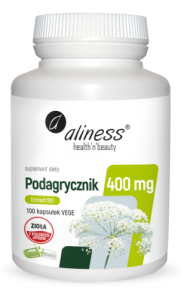 Aliness Podagrycznik  ekstrakt 10:1 400mg (100kap)
