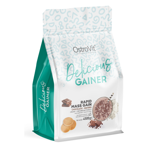 OstroVit Delicious Gainer 4500 g wafelków czekoladowych
