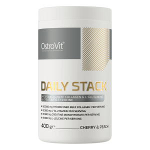 OstroVit Daily Stack 400 g wiśniowo-brzoskwiniowy