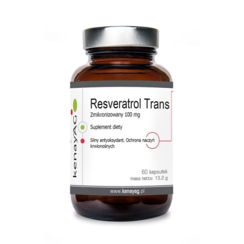 Kenay Resweratrol trans - zmikronizowany 100 mg (60 kap)