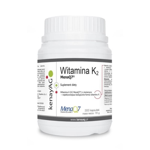 Kenay WITAMINA K2 100 µg z ciecierzycy (300 kap)