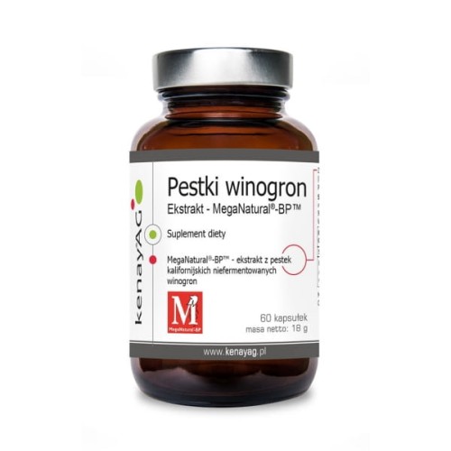 Kenay Ekstrakt z pestek winogron (60 kap)